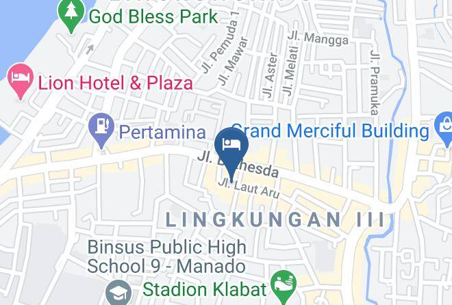 Kota Manado - Airy Sario Laut Aru 71 Manado Maps