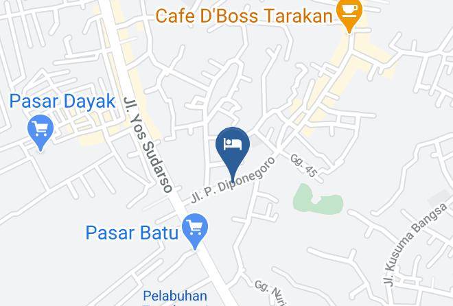 Kota Tarakan - Airy Sebengkok Pangeran Diponegoro 4 Tarakan Maps
