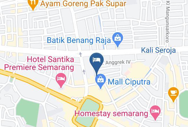 Kota Semarang - Airy Simpang Lima Anggrek Satu 18 Semarang Maps