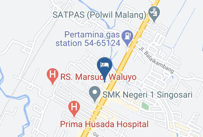 Malang Regency - Airy Singosari Raya Mondoroko 1 Malang Maps