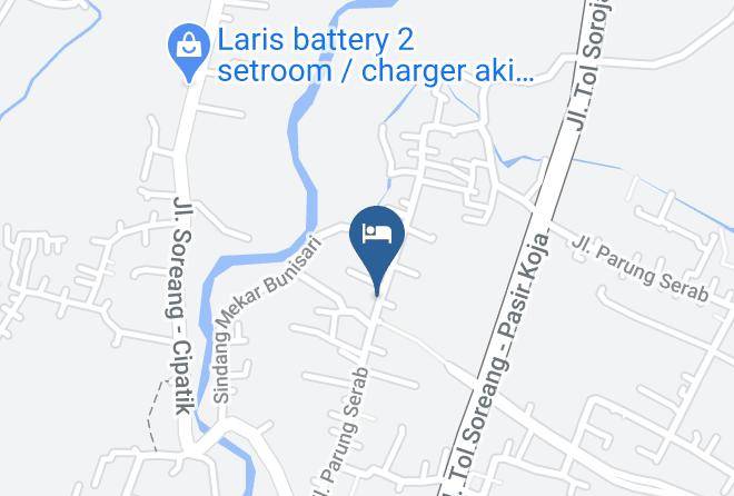 Bandung Regency - Airy Soreang Parung Serab Bandung Maps