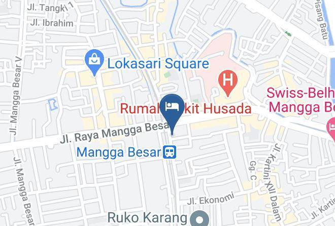 Airy Stasiun Mangga Besar Jakarta Map