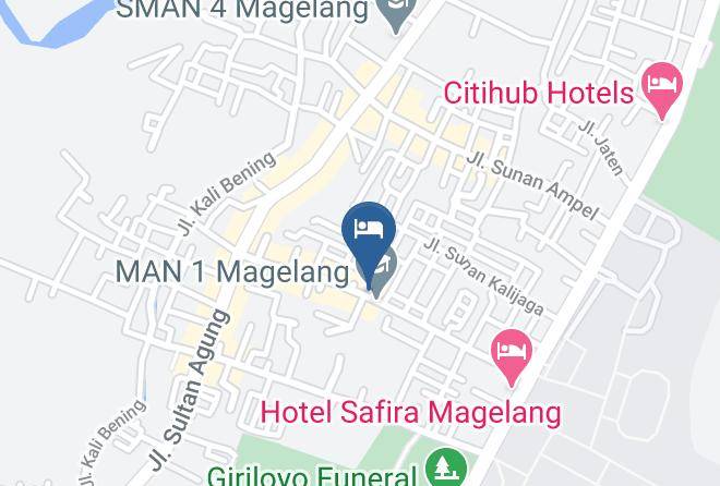 Kota Magelang - Airy Sunan Bonang 16 Magelang Maps