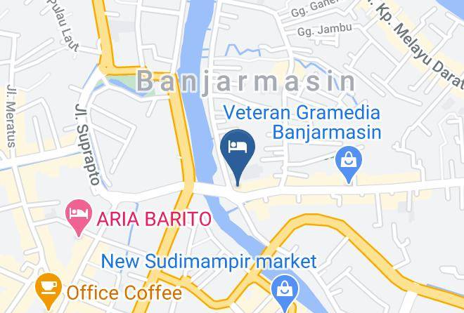 Banjarmasin - Airy Sungai Martapura Veteran 3 Banjarmasin Maps