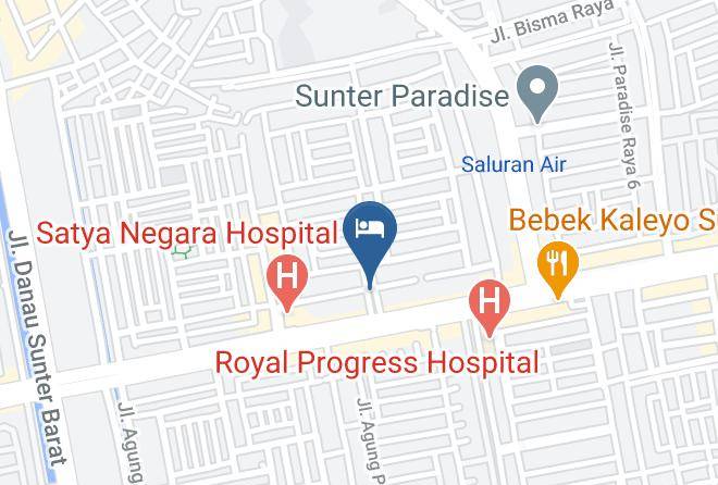 North Jakarta - Airy Sunter Agung Utara Blok A 5b Jakarta Maps