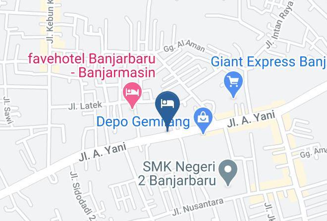 Airy Syariah Ahmad Yani Km 32 5 Banjarbaru Map