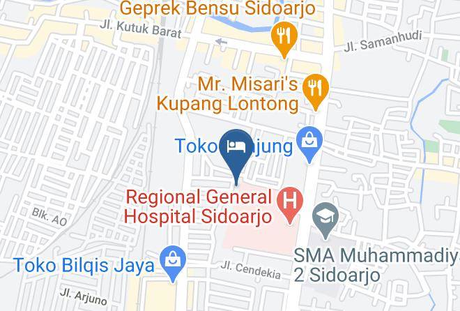 Sidoarjo Regency - Airy Syariah Bandara Juanda Raya 22 Sidoarjo Maps