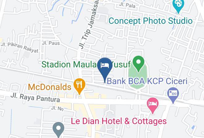 Serang Regency - Airy Syariah Cendrawasih Bungur Indah 114 Serang Maps