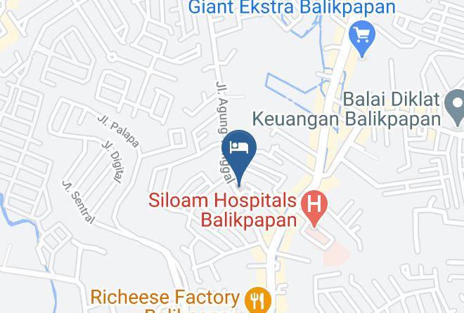 Balikpapan - Airy Syariah Damai Agung Tunggal 55 Balikpapan Maps