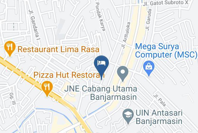 Banjarmasin - Airy Syariah Gatot Subroto Barat 45 Banjarmasin Maps