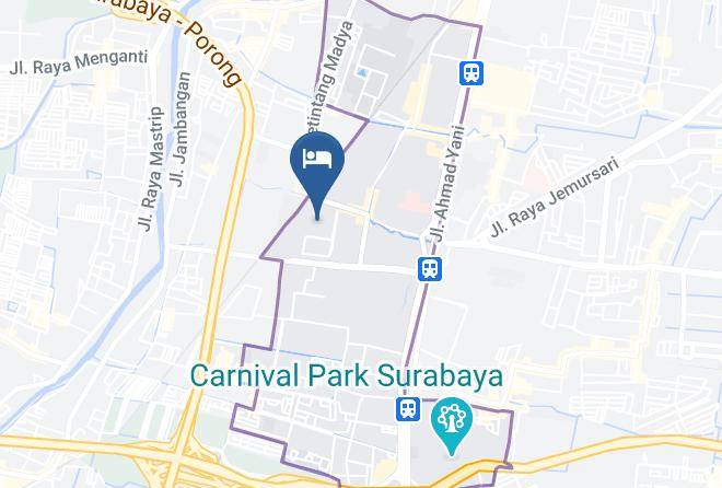 Kota Surabaya - Airy Syariah Gayung Kebon Sari Sebelas 8a Surabaya Maps