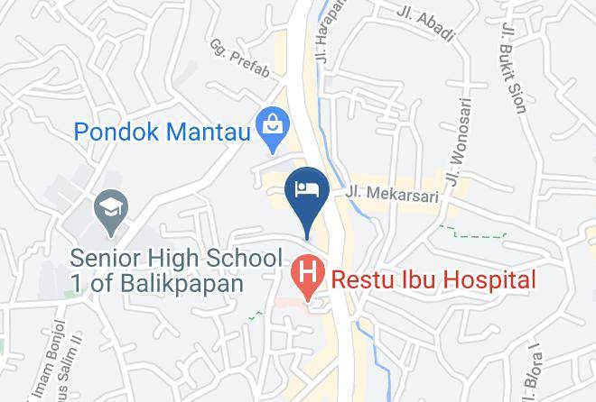 Balikpapan - Airy Syariah Gunungsari Ilir Kauman 22 Balikpapan Maps