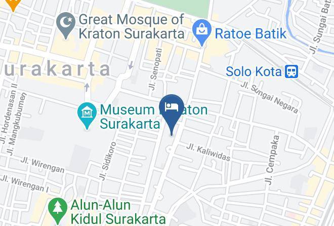 Surakarta - Airy Syariah Kapten Mulyadi 166 Solo Maps