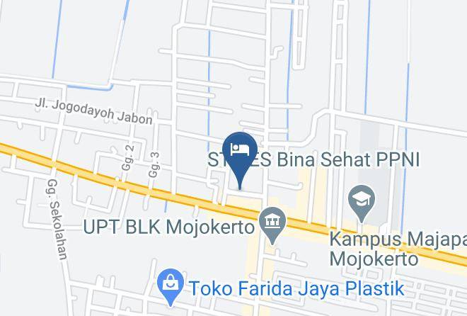 Mojokerto Regency - Airy Syariah Mojoanyar Mangga Satu Mojokerto Maps