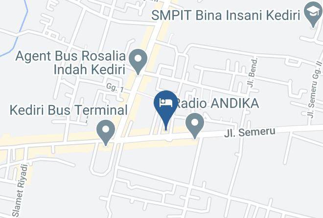 Airy Syariah Mojoroto Semeru 74 Kediri Map