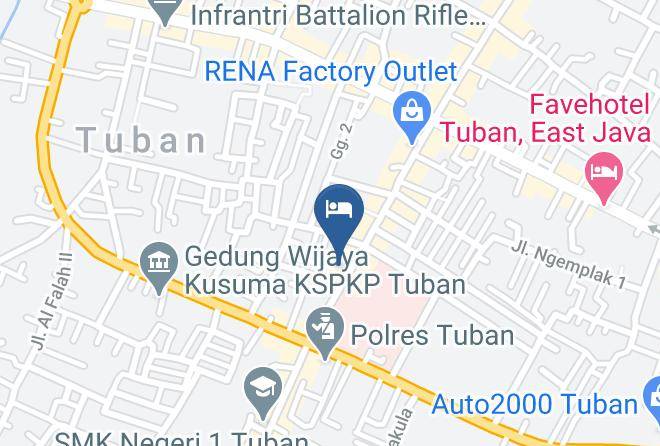 Tuban Regency - Airy Syariah Pramuka 26 Tuban Maps