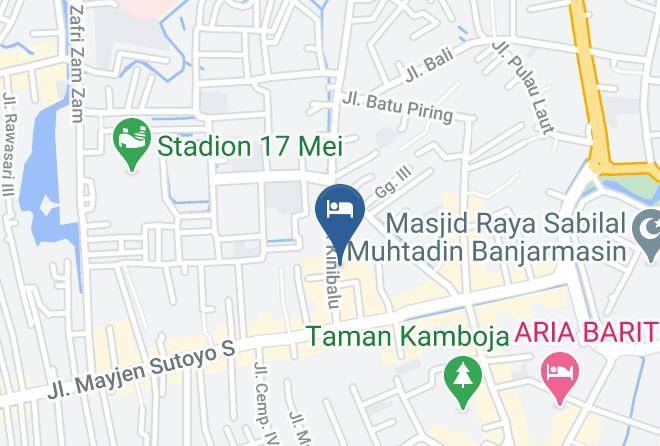 Banjarmasin - Airy Syariah Teluk Dalam Kinibalu 20 Banjarmasin Maps