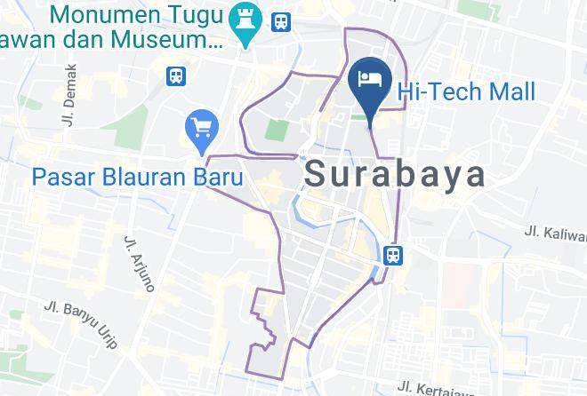 Kota Surabaya - Airy Taman Remaja Kusuma Bangsa Surabaya Maps
