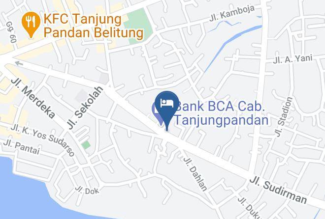 Belitung Regency - Airy Tanjung Pandan Sudirman 16 Belitung Maps