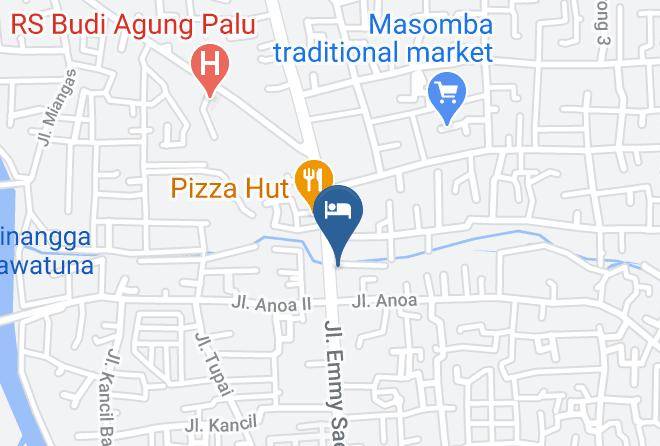 Kota Palu - Airy Tatura Emmy Saelan 33 Palu Maps
