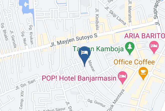 Banjarmasin - Airy Teluk Dalam Cempaka Empat 14 Banjarmasin Maps