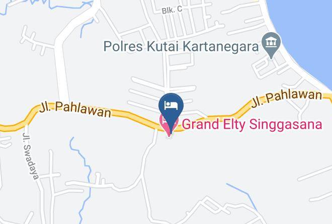 Kutai Kartanegara - Airy Tenggarong Pahlawan 1 Kutai Kartanegara Maps