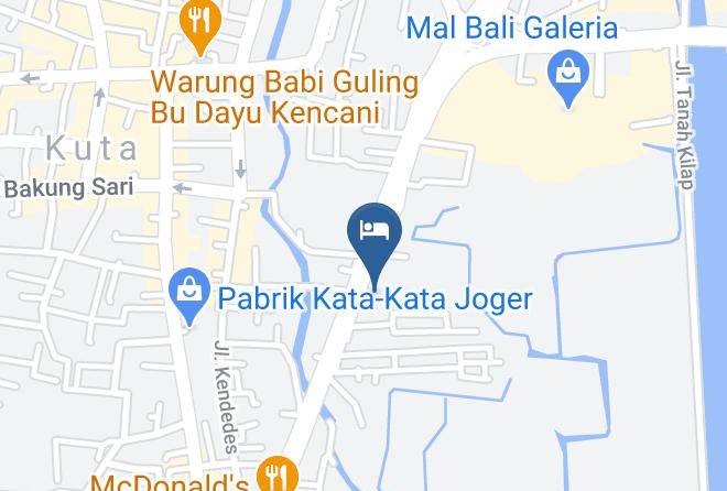 Badung Regency - Airy Tuban Bypass Ngurah Rai 38 Kuta Bali Maps