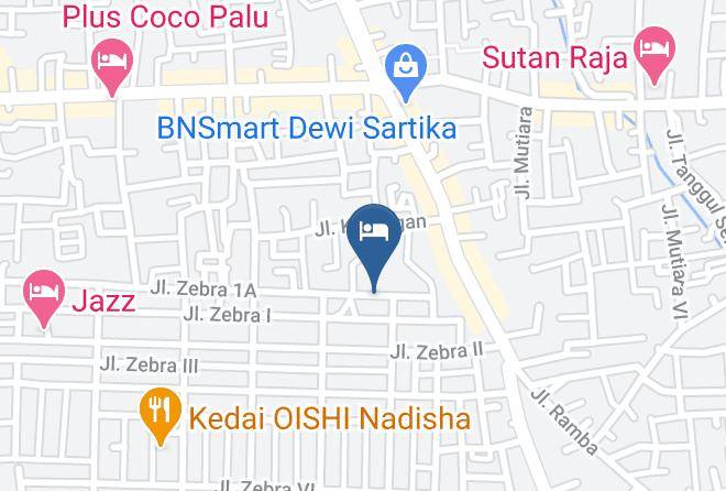 Kota Palu - Airy Zebra Satu A 84 Palu Maps