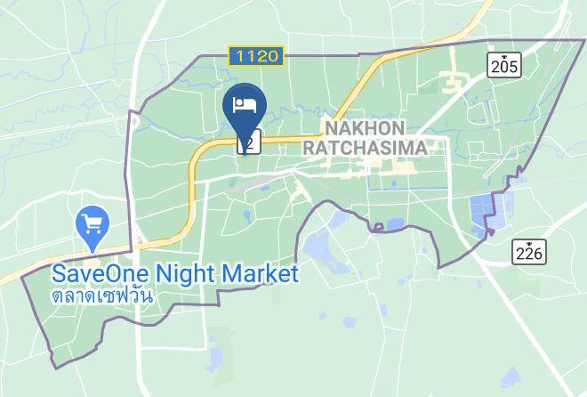 Amphoe Mueang Nakhon Ratchasima - Aisana Hotel Korat Maps