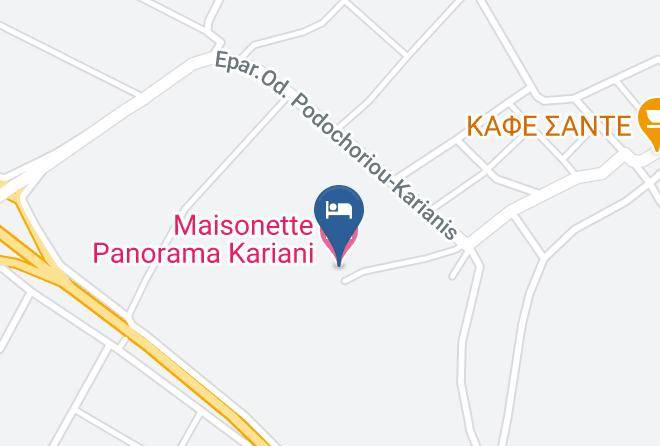 Aisonette Panorama Kariani Map