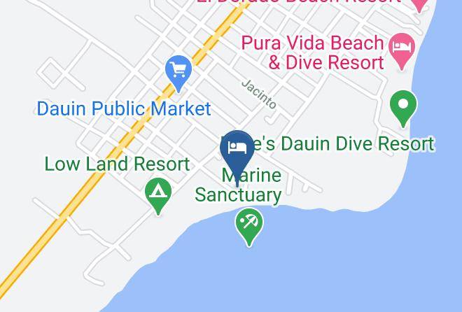 Negros Oriental - Aivymaes Divers Paradise Resort Dauin Maps