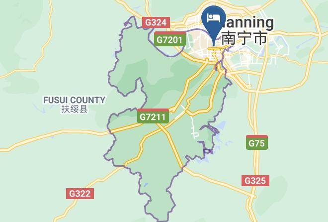 Nanning - Aiwo Hotel Nanning Maps