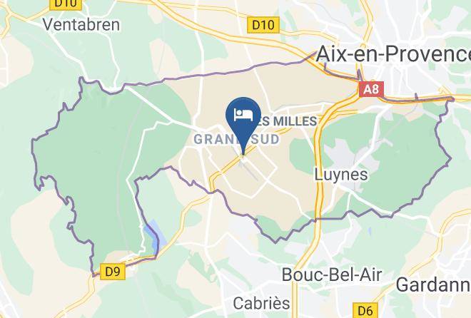 Bouches Du Rhone - Aix Hotel Maps
