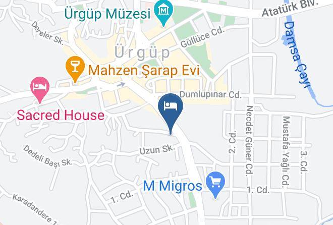 Urgup - Aja Cappadocia Hotel Maps