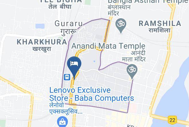 Gaya - Ajatsatru Hotel Maps