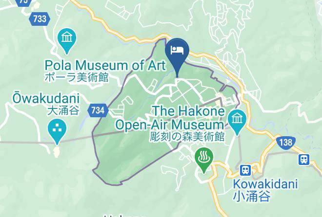 Hakone Townashigarashimo District - Ajisai Onsen Ryokan Maps