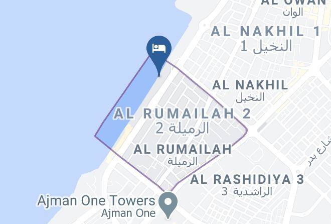Ajman - Ajman Beach Maps