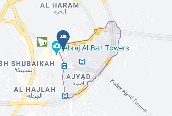 Mecca - Ajyad Qmma Hotel Maps