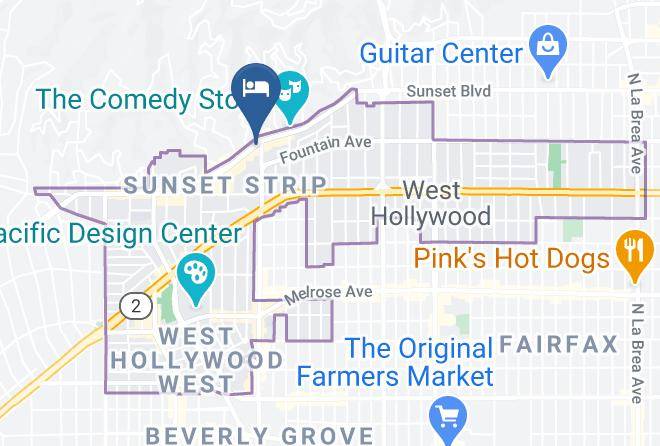 Los Angeles - Aka West Hollywood Maps