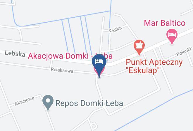Leborski - Akacjowa Domki Leba Maps