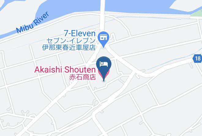 Ina City - Akaishi Shouten Maps