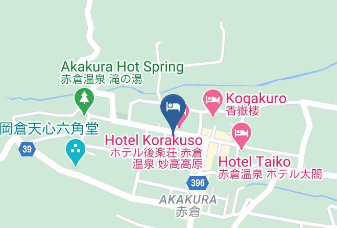 Myoko City - Akakura Hotel Annex Maps