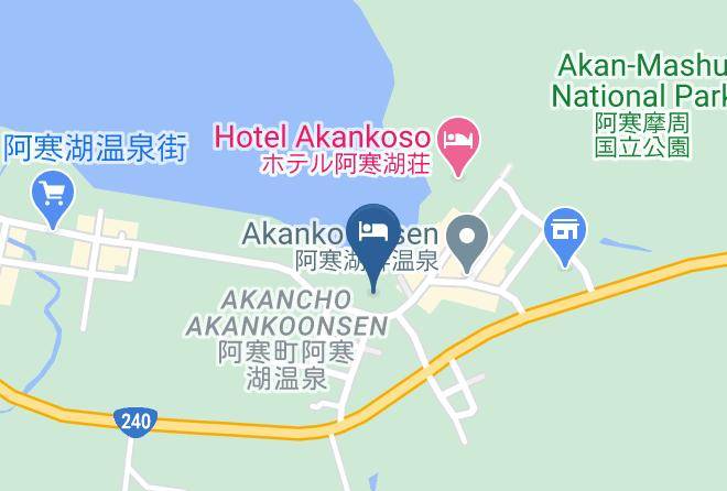 Kushiro City - Akan Tsuruga Besso Hinanoza Maps