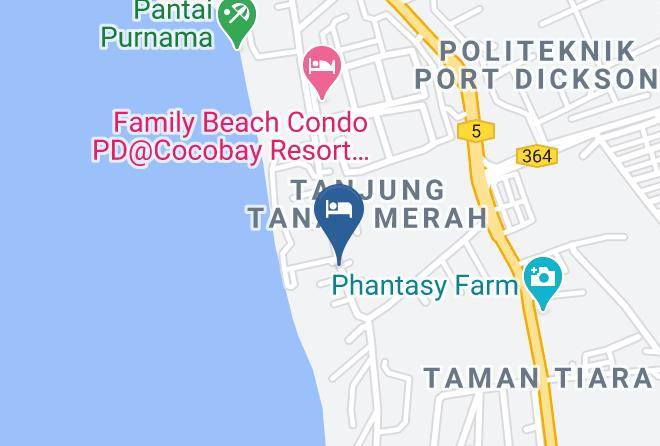 Sirusa - Akar Beach Resort Maps