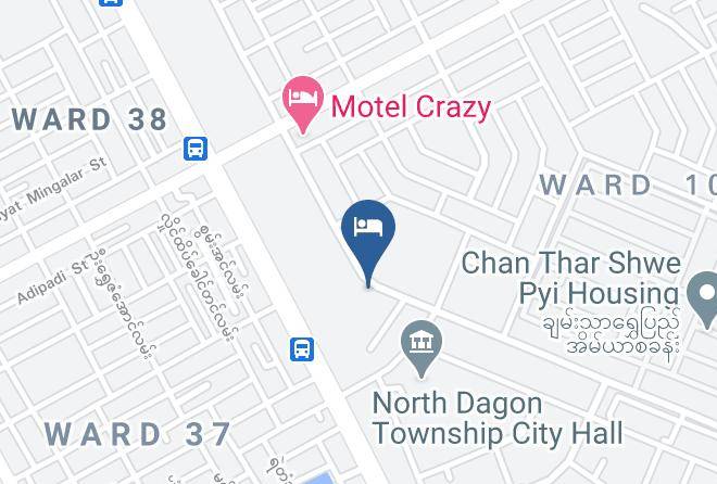 Yangon East - Akariz Hotel Maps