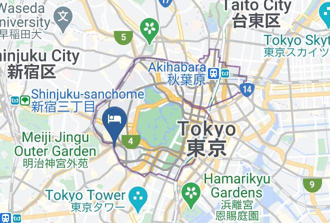 Chiyoda Ward - Akasaka Excel Hotel Tokyu Maps
