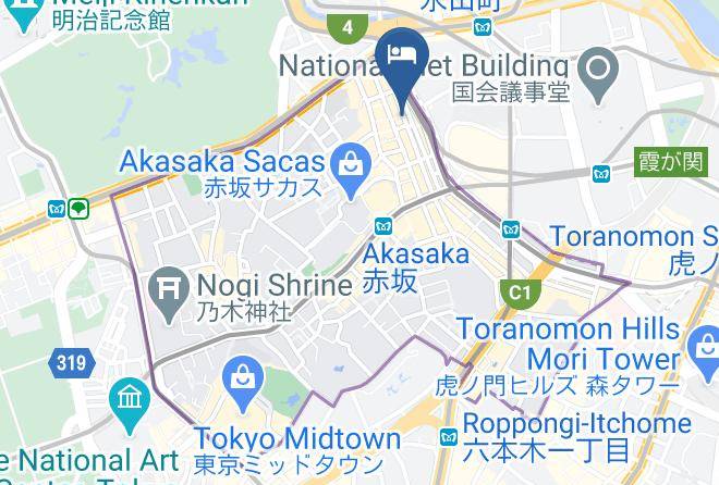Minato Ward - Akasaka Granbell Hotel Maps