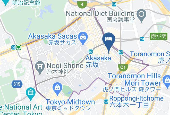 Minato Ward - Akasaka Urban Hotel Maps