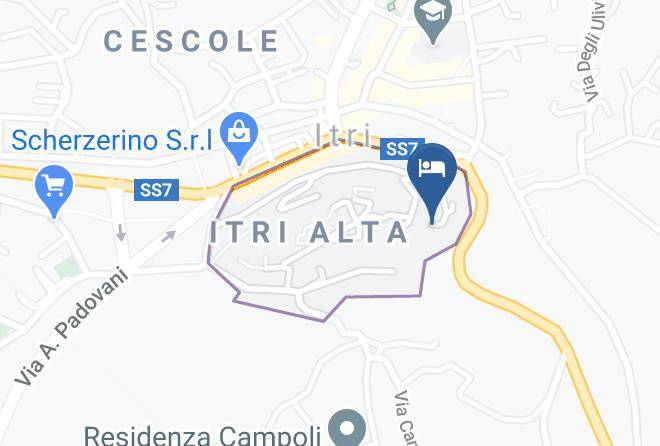 Latina - Akasamia Itri B&b Maps