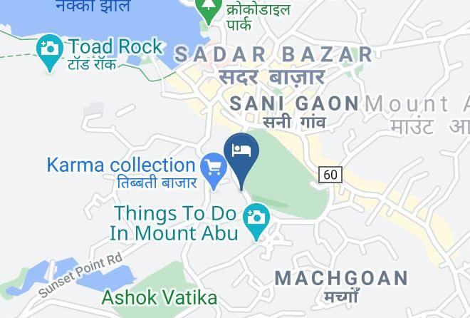 Mount Abu - Akashdeep Hotel Mount Abu Maps
